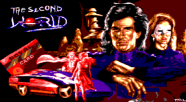 The Second World (DOS) screenshot: Title Screen (EGA)