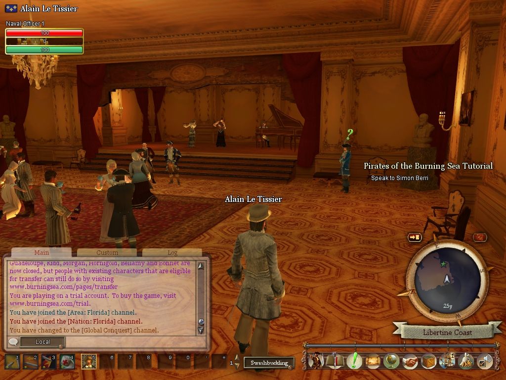 Pirates of the Burning Sea (Windows) screenshot: This is where I start.