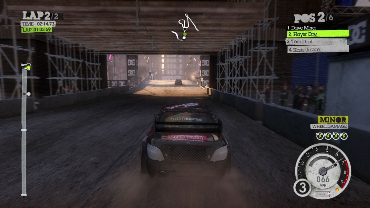 DiRT 2 (PlayStation 3) screenshot: I'm getting late to finish.