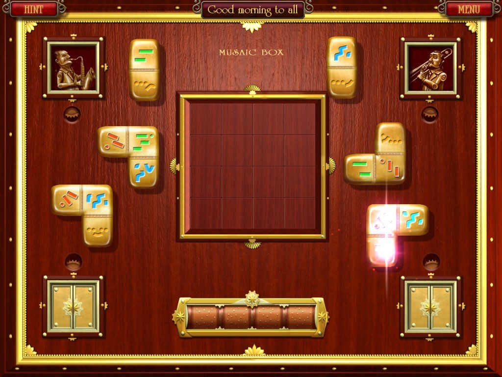 Musaic Box (Windows) screenshot: First puzzle