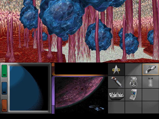 Star Trek: Generations (Windows) screenshot: Antilios is a living planet.
