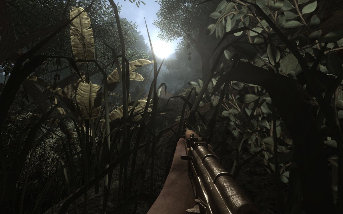 Far Cry 2 (Windows) screenshot: stalking through the jungle