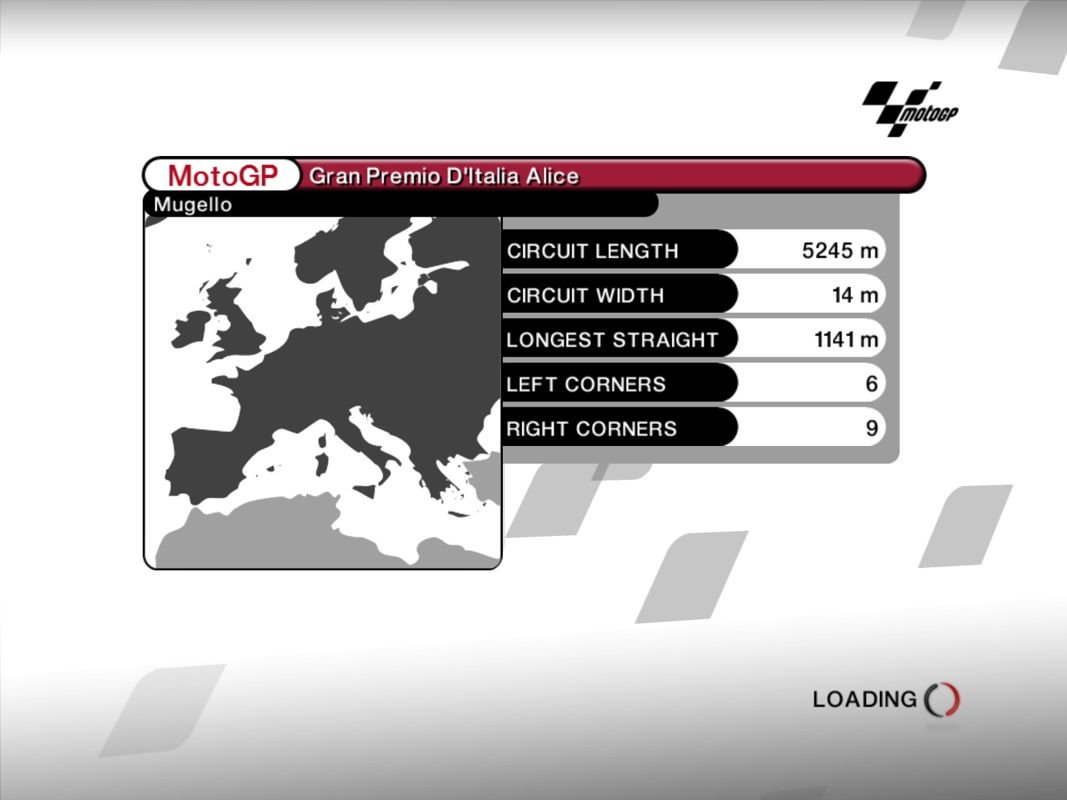 Loading Screenshot Screenshot of MotoGP 08 (Windows, 2008) - MobyGames