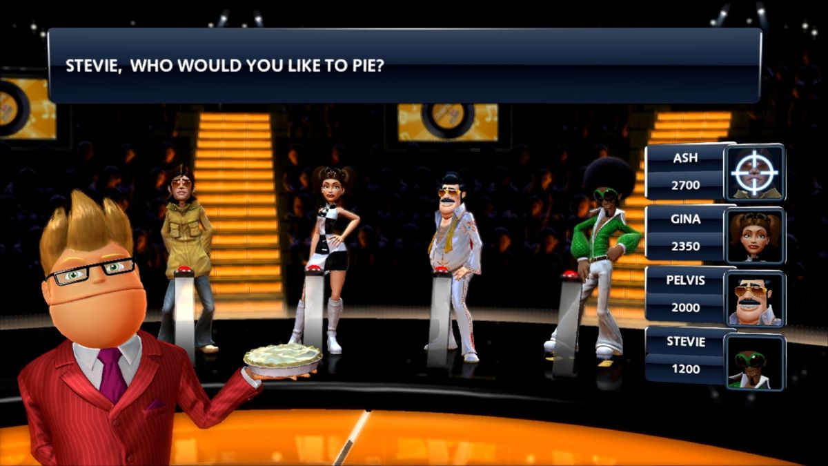 Buzz! Quiz TV (PlayStation 3) screenshot: Pie Fight