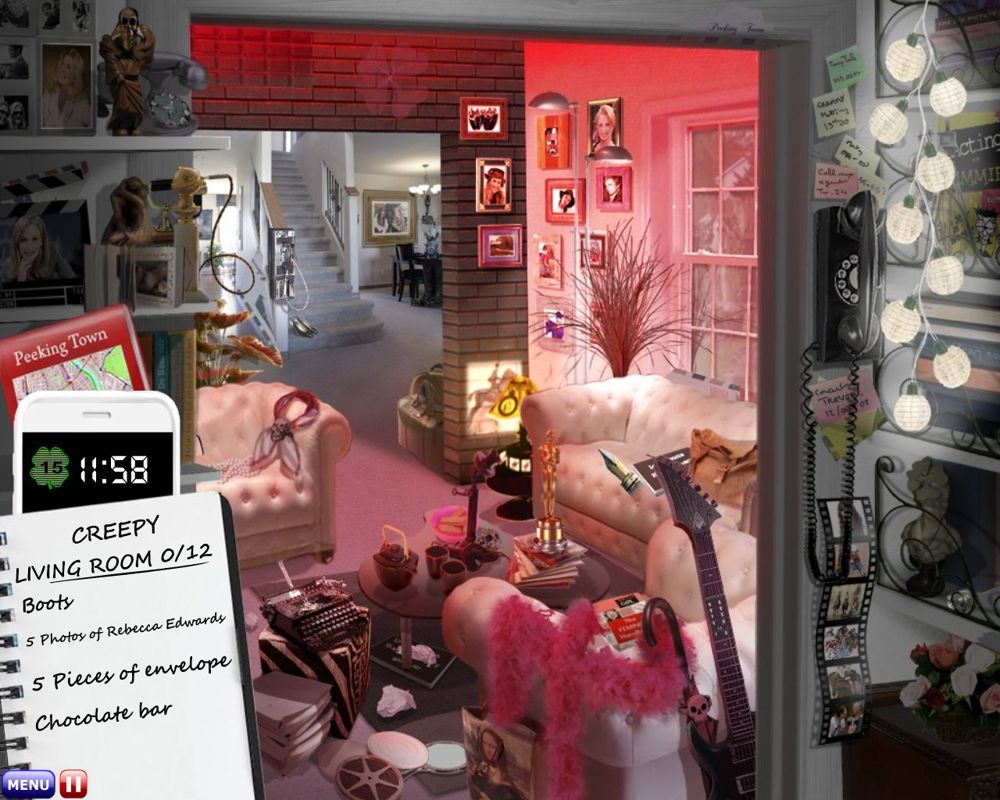 Miss Teri Tale: Vote 4 Me! (Windows) screenshot: Creepy living room.