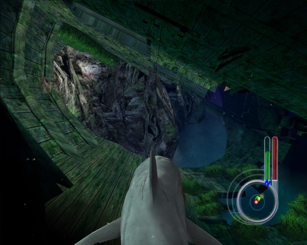 Jaws: Unleashed (Windows) screenshot: Exploring shipwreck.