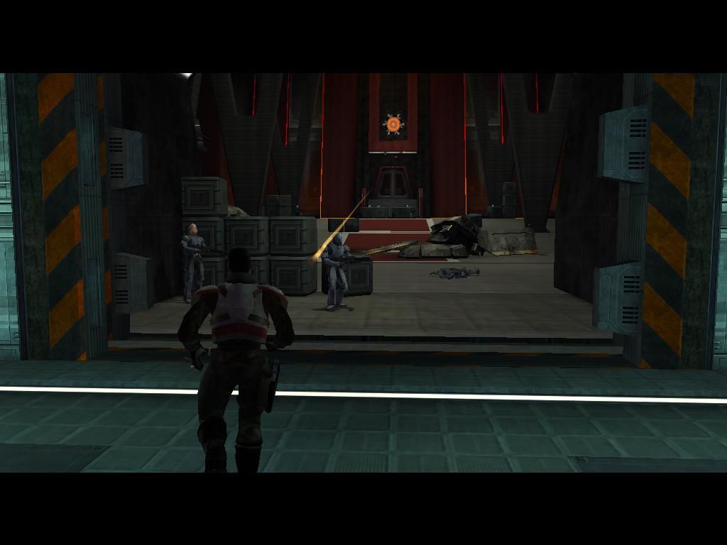 Mace Griffin: Bounty Hunter (Windows) screenshot: A cut scene