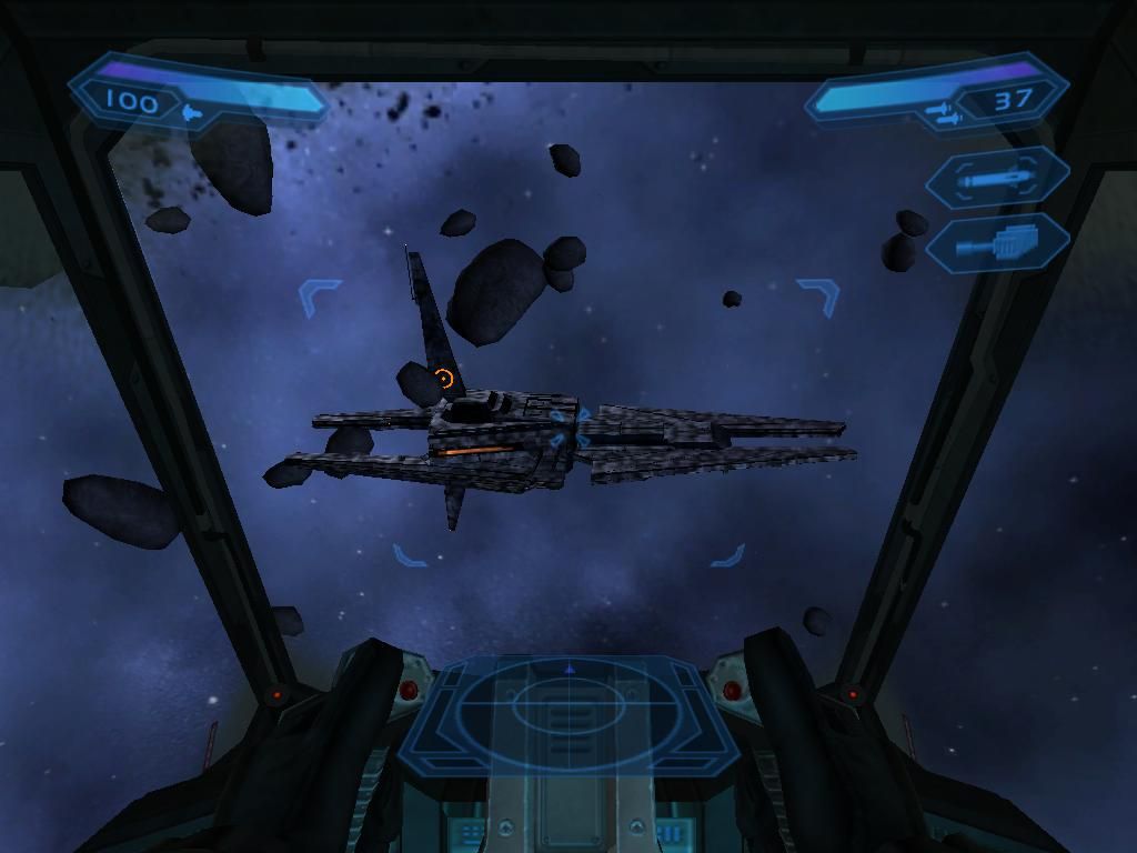 Mace Griffin: Bounty Hunter (Windows) screenshot: Nice ship