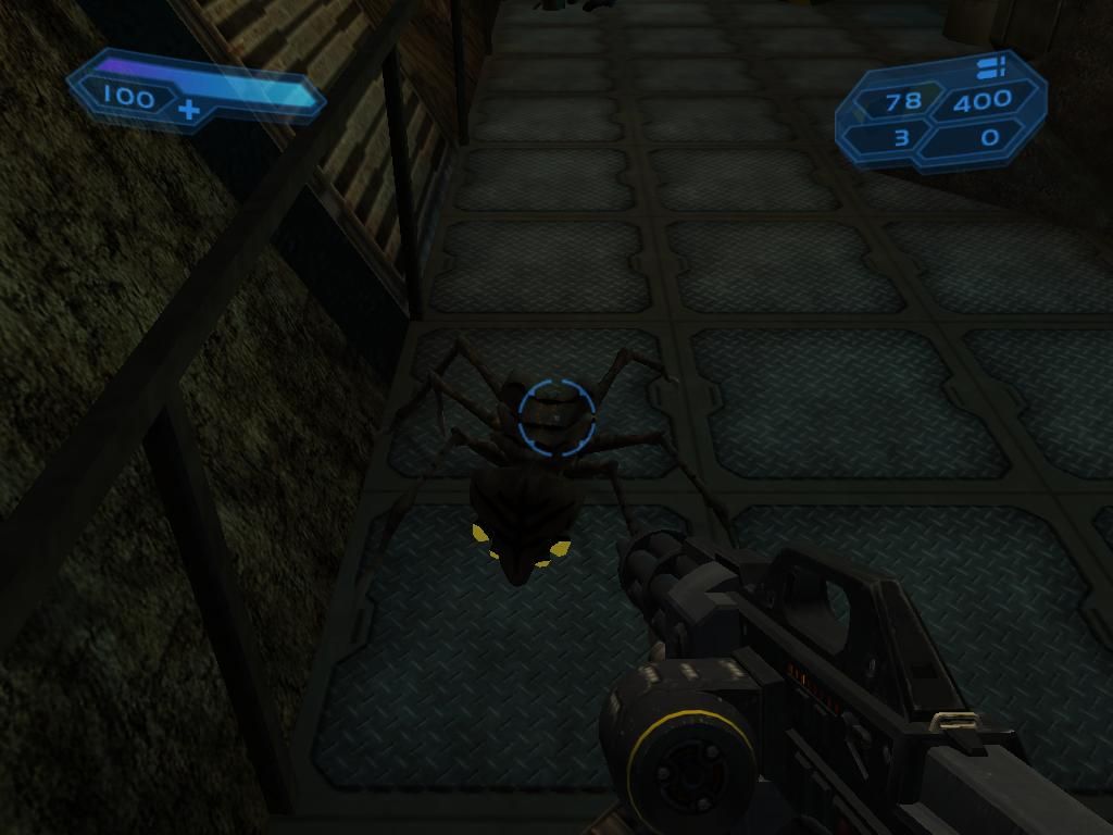 Mace Griffin: Bounty Hunter (Windows) screenshot: These critters are really annoying