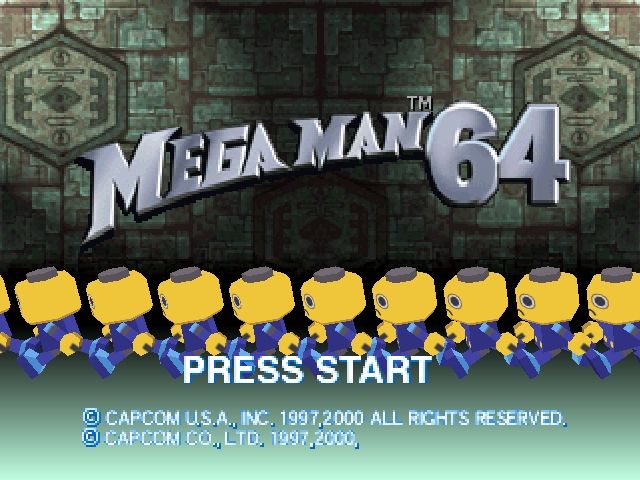 Mega Man Legends (Nintendo 64) screenshot: Title Screen