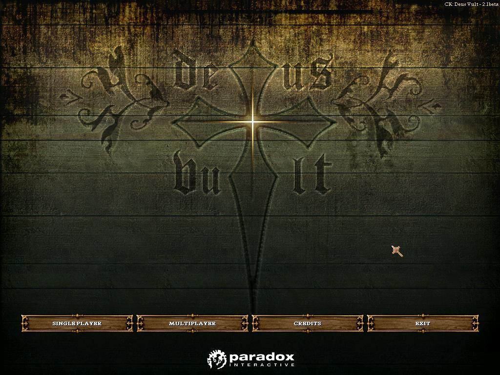 Crusader Kings: Deus Vult (Windows) screenshot: Main screen with a new layout