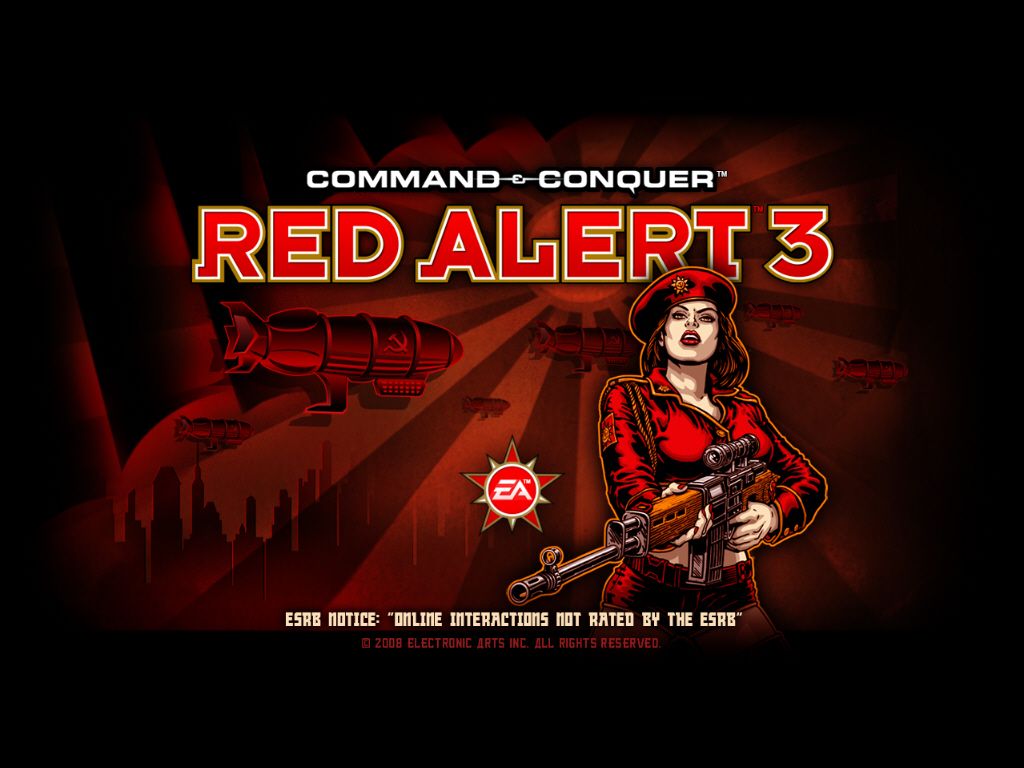 Command & Conquer: Red Alert 3 (Windows) screenshot: Title screen.