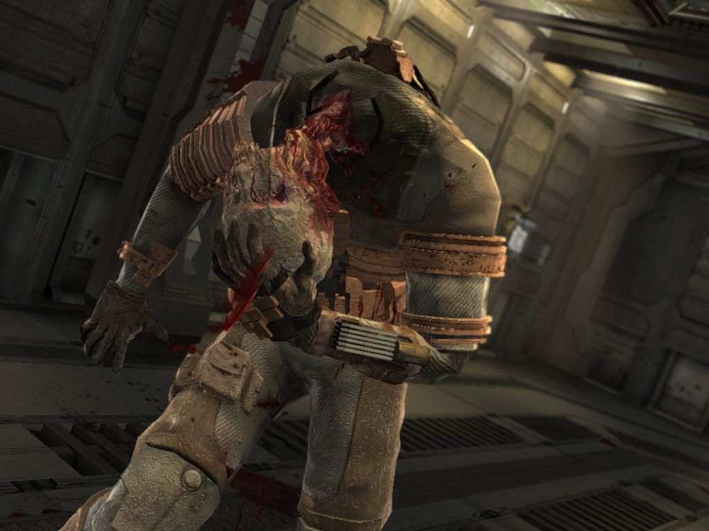 Dead Space (Windows) screenshot: ...It succeeded, and is now replacing my head with it's own.