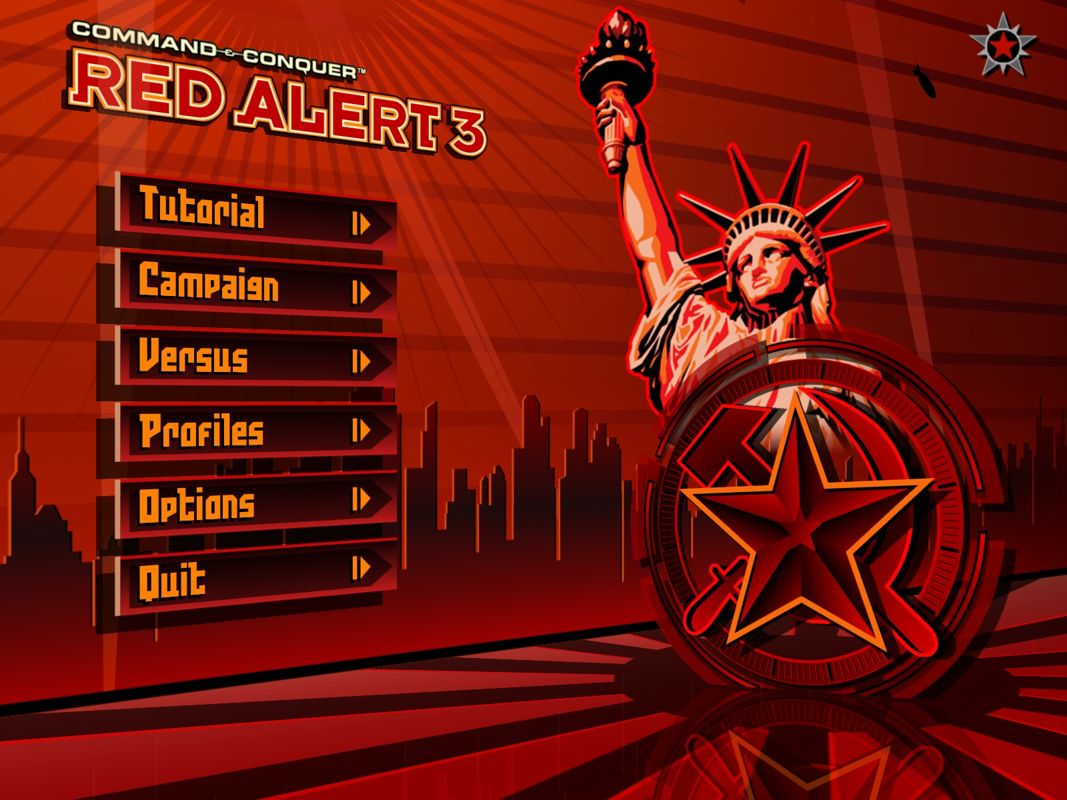 Command & Conquer: Red Alert 3 (Windows) screenshot: Main Menu