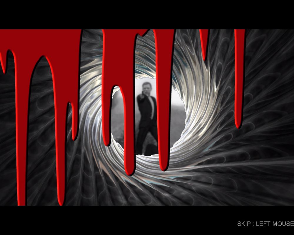 007: Quantum of Solace (Windows) screenshot: Classic blood scene from intro.