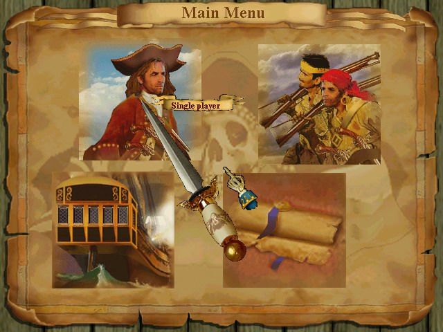 Buccaneer (Windows) screenshot: Main menu