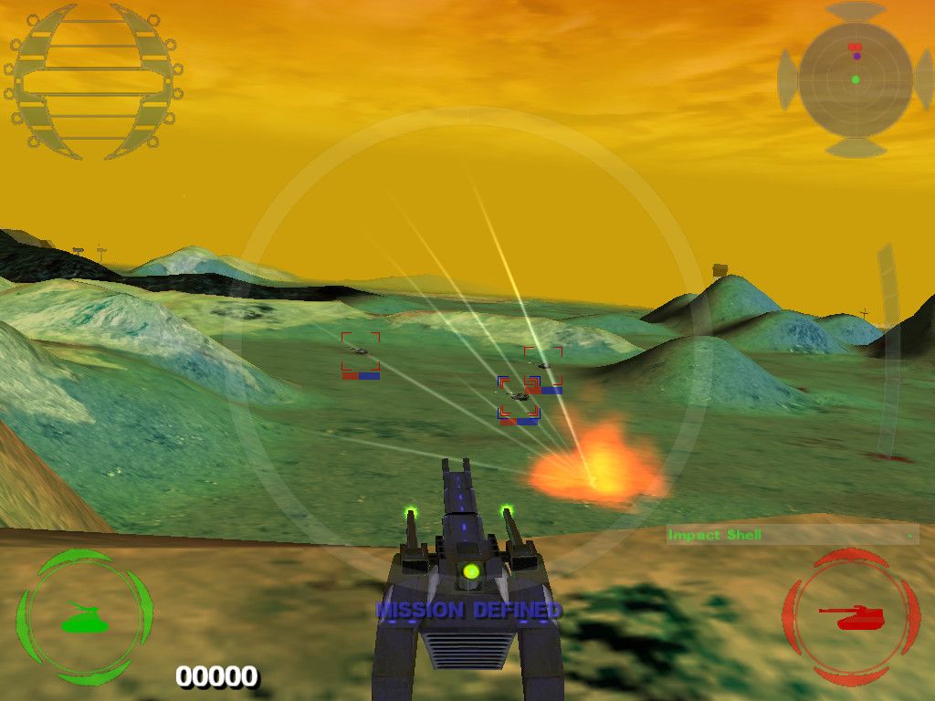 Incoming Forces (Windows) screenshot: Taking care of them with artillery.