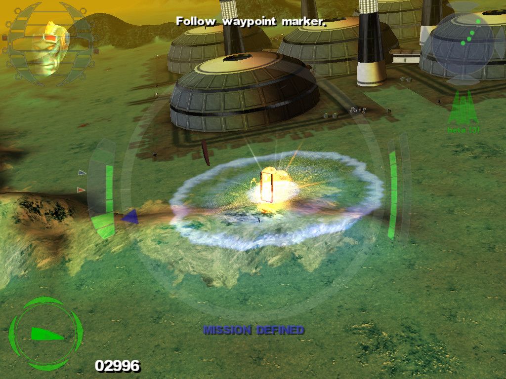 Incoming Forces (Windows) screenshot: Explosion