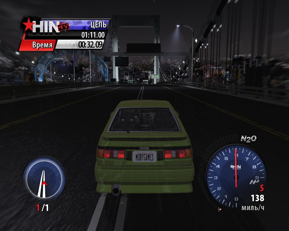 Juiced 2: Hot Import Nights (Windows) screenshot: Time attack race in Japan
