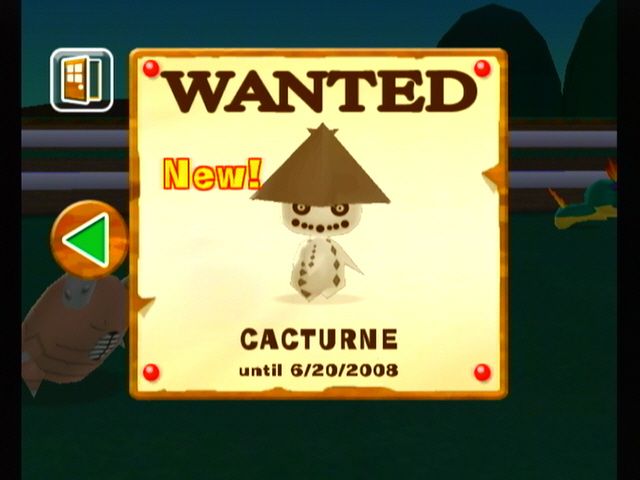 My Pokémon Ranch (Wii) screenshot: A "Wanted" Pokemon. Hayley might trade for it...