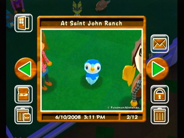 My Pokémon Ranch (Wii) screenshot: Photo album