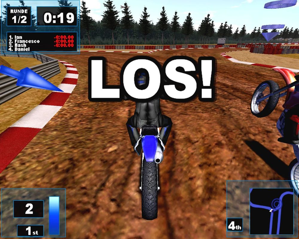 Ultimate Motorcross (Windows) screenshot: Go!