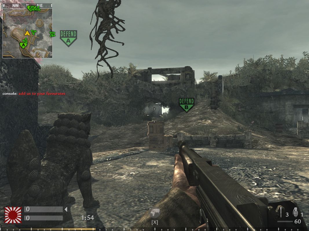 Call of Duty: World at War (Windows) screenshot: New map, new chances