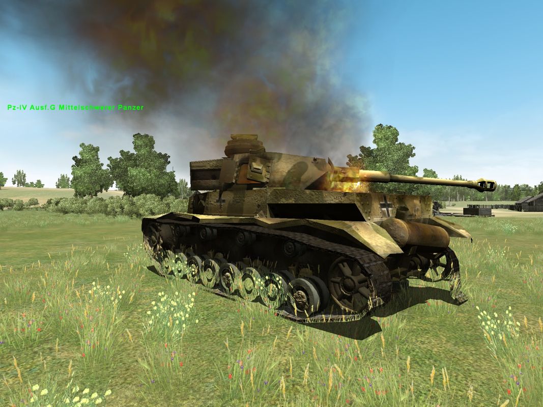 WWII Battle Tanks: T-34 vs. Tiger (Windows) screenshot: One less Panzer IV Ausführung G
