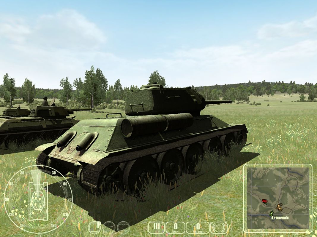 WWII Battle Tanks: T-34 vs. Tiger (Windows) screenshot: Meet the Russian T-34