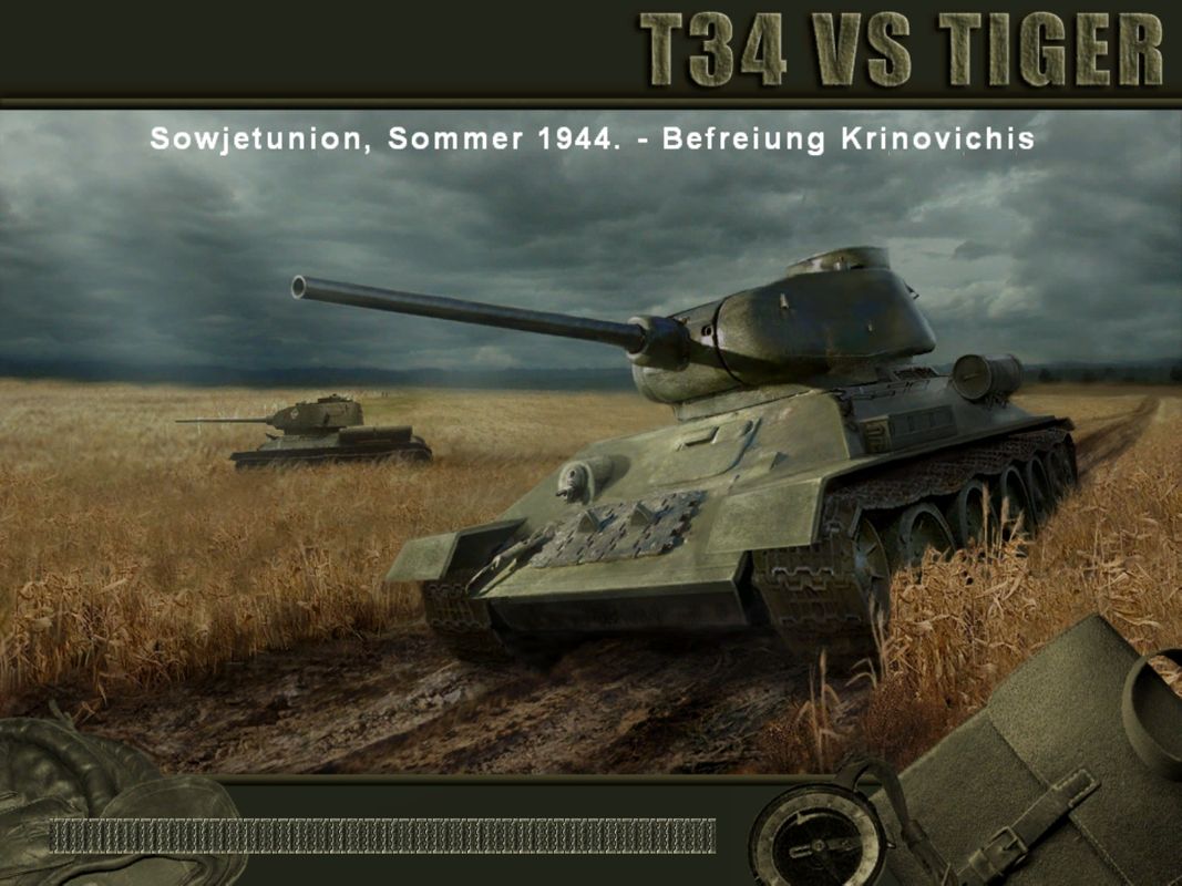 WWII Battle Tanks: T-34 vs. Tiger (Windows) screenshot: Russian loading screen