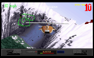 Slipstream 5000 (DOS) screenshot: In the cold