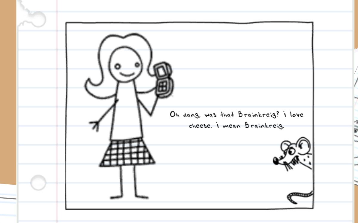 Strong Bad's Cool Game for Attractive People: Episode 1 - Homestar Ruiner (Windows) screenshot: Teen Girl Squad Comic.