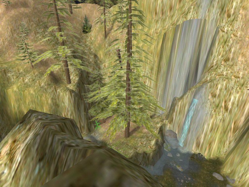 Reflect (Windows) screenshot: A nice view on a waterfall