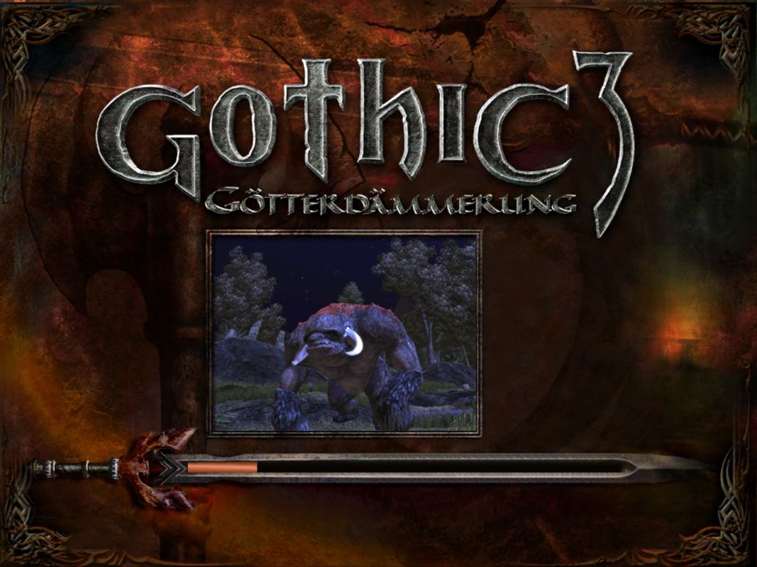 Gothic 3: Forsaken Gods (Windows) screenshot: Loading Screen