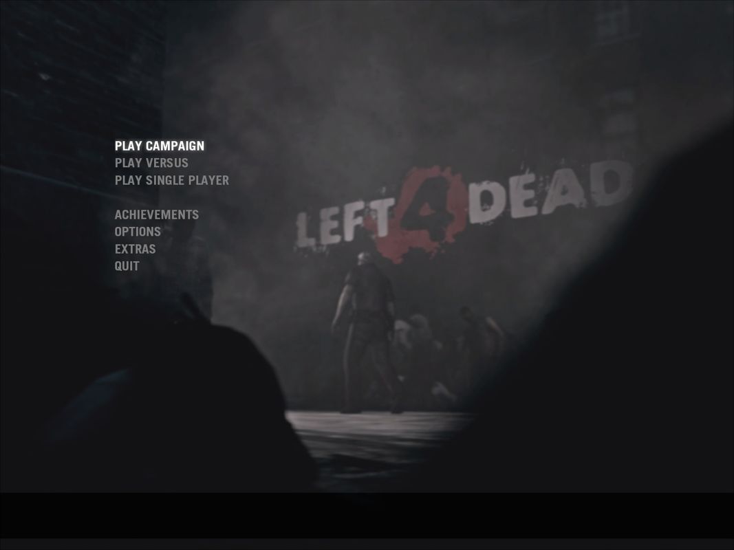 Left 4 Dead (Windows) screenshot: Main Menu