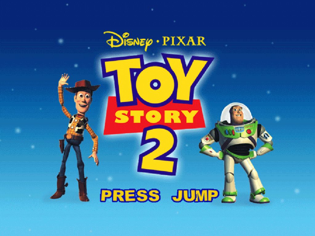 Disney•Pixar Toy Story 2: Buzz Lightyear to the Rescue! (Windows) screenshot: Title screen.