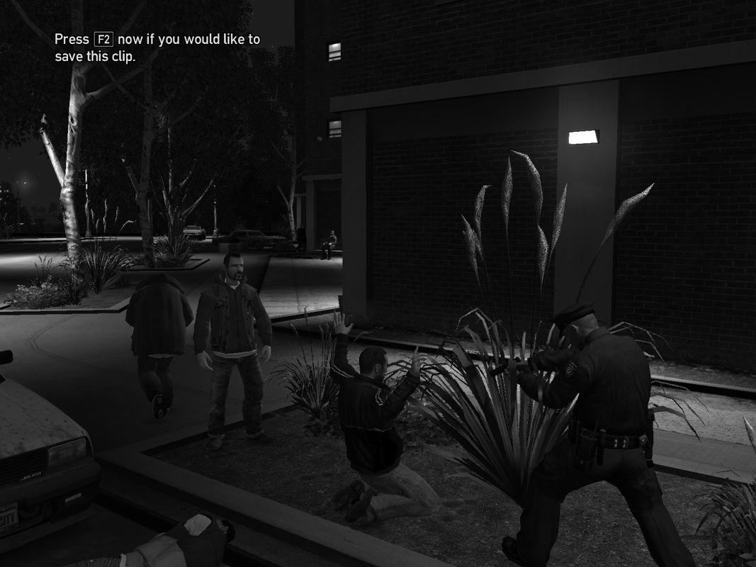 Grand Theft Auto IV (Windows) screenshot: BUSTED!