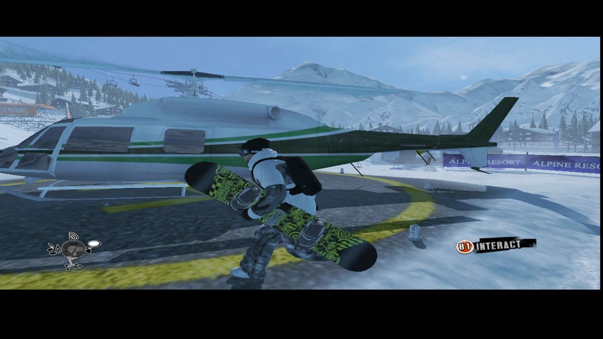 Shaun White Snowboarding (Windows) screenshot: Need a lift to the top of the mountain?