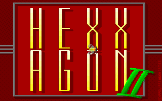 Hexxagon II (DOS) screenshot: Title