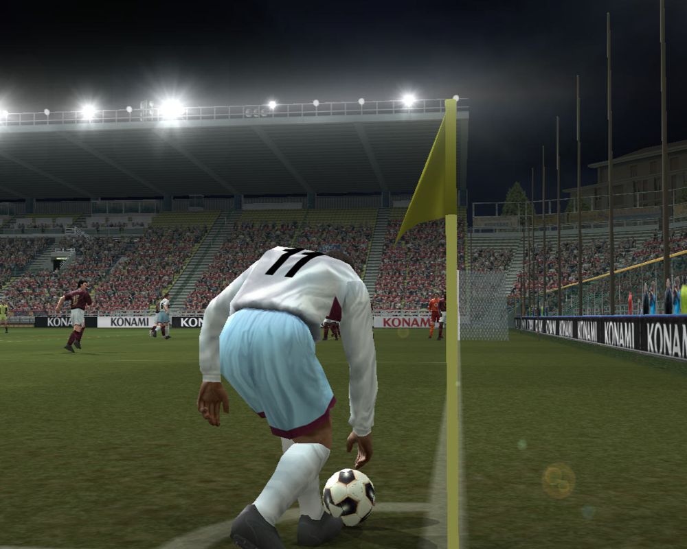 World Soccer: Winning Eleven 9 (Windows) screenshot: Corner kick