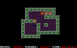 Soko-Sex (DOS) screenshot: Puzzle almost complete