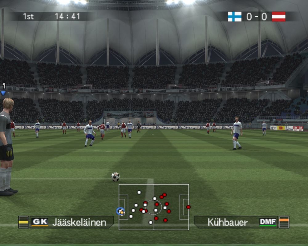 World Soccer: Winning Eleven 9 (Windows) screenshot: Goal kick