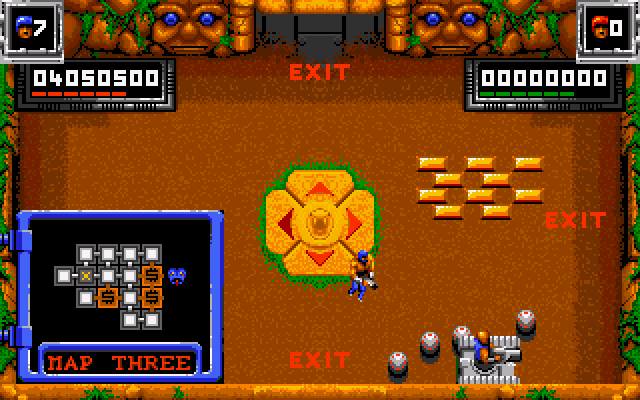 Smash T.V. (Amiga) screenshot: Map three
