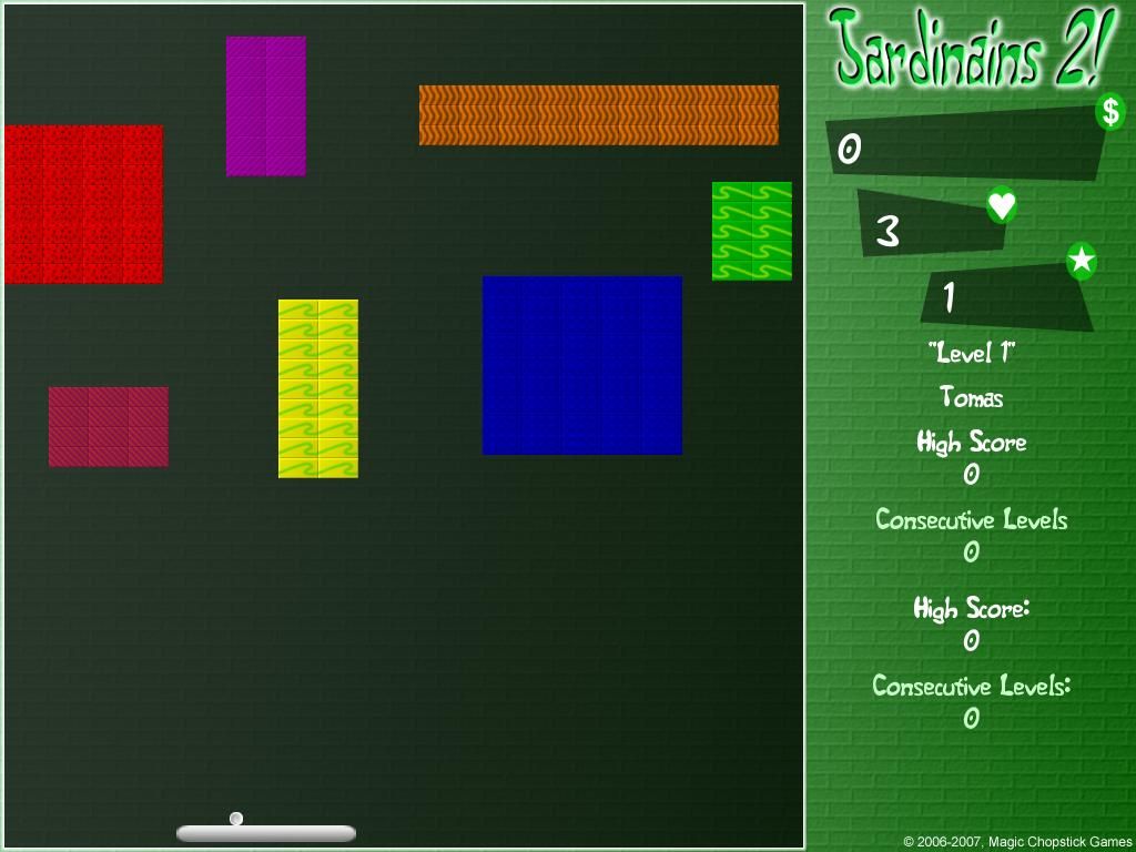 Jardinains 2! (Windows) screenshot: First level with the Jardinan Classic level pack