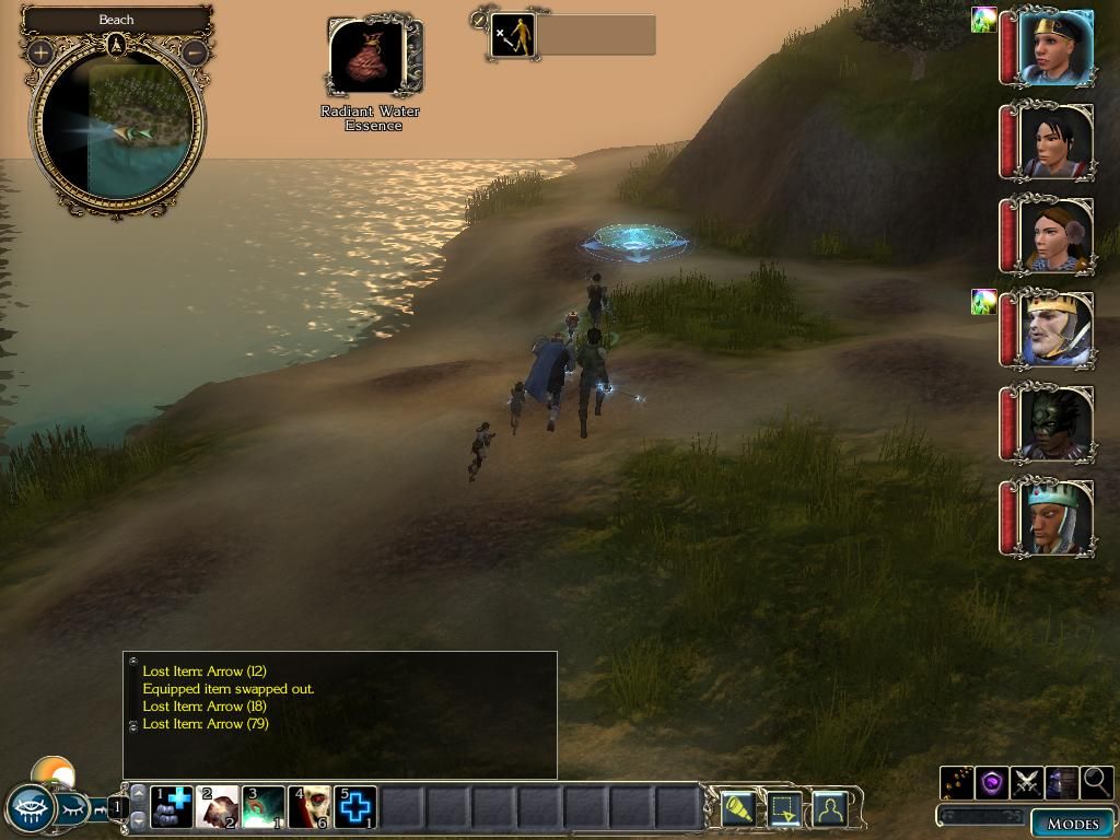 Neverwinter Nights 2: Storm of Zehir (Windows) screenshot: Nice water effects