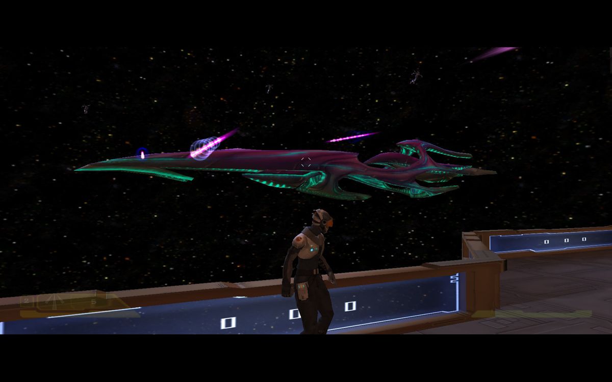 Advent Rising (Windows) screenshot: Friendly alien starship