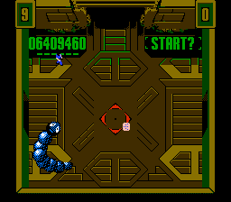 Smash T.V. (NES) screenshot: Say hello to the cobra