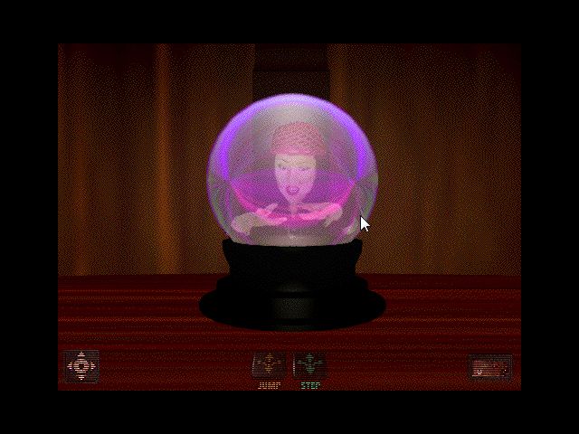 Total Distortion (Windows 16-bit) screenshot: A crystal ball foretelling the future.