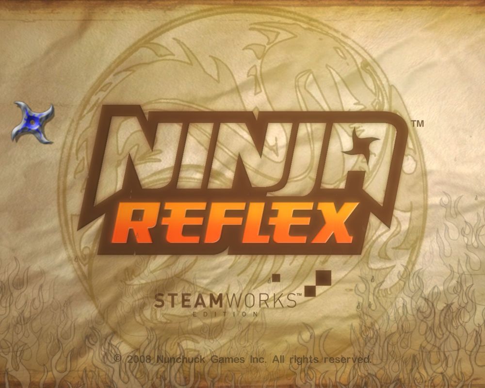 Ninja Reflex (Windows) screenshot: Title screen
