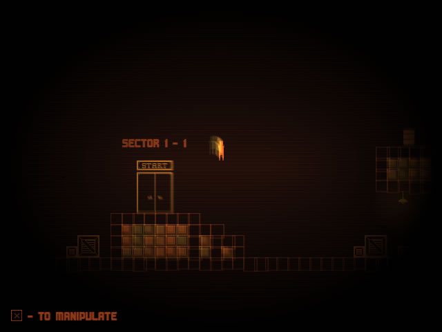 The Manipulator (Windows) screenshot: Start of the first level in the first sector